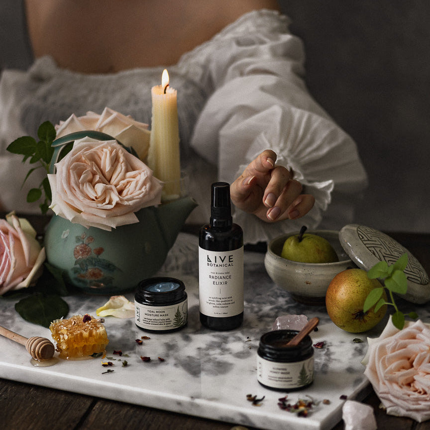 LIVE BOTANICAL: Rose & Rama Tulsi Radiance Elixir